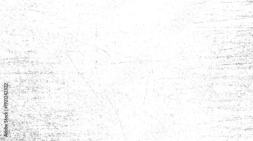 White textured background with subtle grey scratches and speckles
