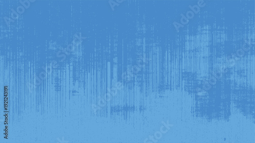Blue textured background with vertical lines and speckles abstract grunge
