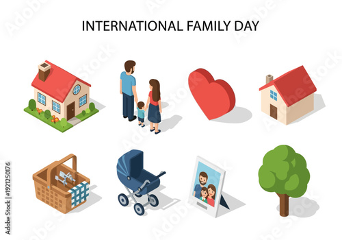 Celebrating International Family Day with Symbols of Home, Love, and Growth