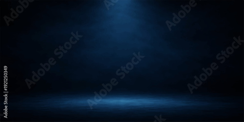 Illuminated Abstract: An atmospheric and minimalist scene, with a subtle spotlight casting a cool blue glow upon a textured surface.