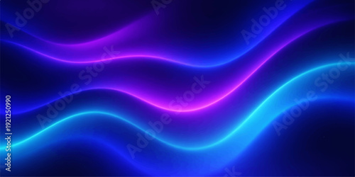 Smooth abstract blue waves with a flowing silk texture and soft light curves create a digital motion pattern for a modern backdrop illustration