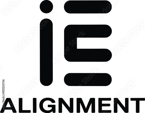 Professional black vector alphabet font design featuring a 3d letter A icon and web business symbol element for internet website logo illustration