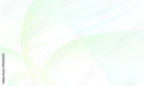 薄い緑色のグラデーションと線の重なり