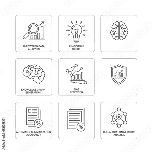 Business infographic icons set design.