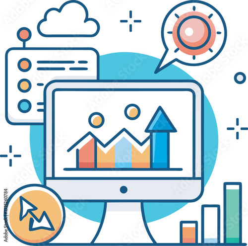 vector illustration of infographic elements