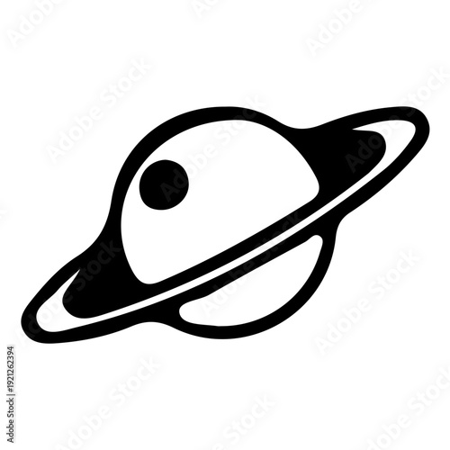 Saturn Planet Icon Sticker