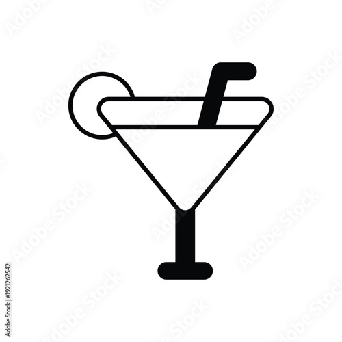 Mocktail  vector icon