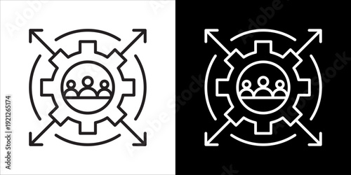 Capacity Icon Sheet Black And White