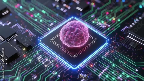 Bio-Nano CPU Core Activating Autonomous Healing Algorithms symbolizes synthetic biology fusing with computation and functions as a system enabling self-repairing medical platforms.