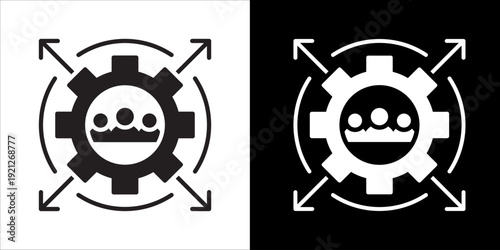 Capacity Icon Sheet Black And White