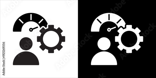 Performance Icon Sheet Black And White