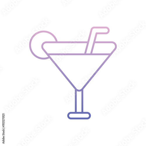 Mocktail  vector icon