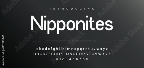 Future modern alphabet font. Typography urban style fonts for sport, technology, digital, movie logo design