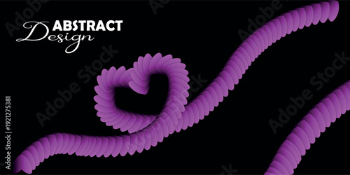 Vibrant purple abstract design with swirling patterns