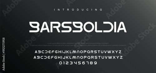 Future modern alphabet font. Typography urban style fonts for sport, technology, digital, movie logo design