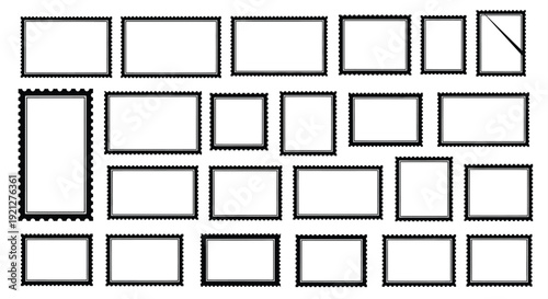 Collection of various eye shapes and expressions a black silhouette