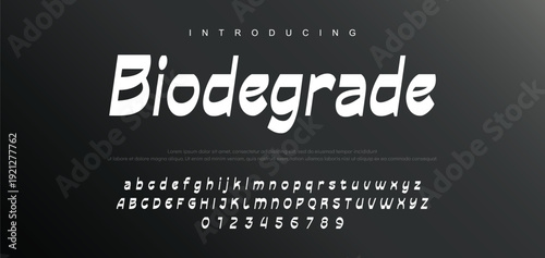 Abstract modern urban alphabet fonts. Typography sport, technology, fashion, digital, future creative logo font. vector illustration