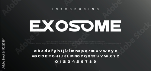 Abstract modern urban alphabet fonts. Typography sport, technology, fashion, digital, future creative logo font. vector illustration