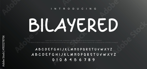 Abstract modern urban alphabet fonts. Typography sport, technology, fashion, digital, future creative logo font. vector illustration