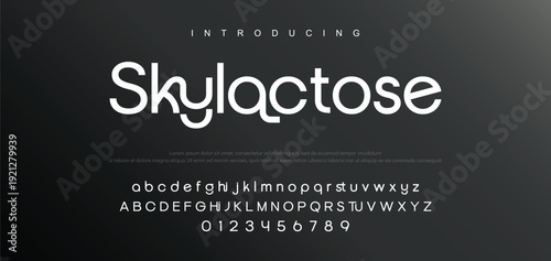 Abstract modern urban alphabet fonts. Typography sport, technology, fashion, digital, future creative logo font. vector illustration