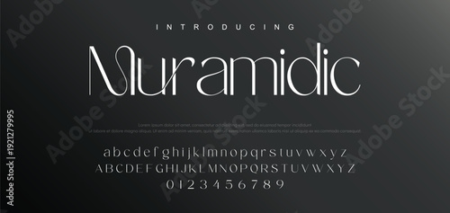 Abstract modern urban alphabet fonts. Typography sport, technology, fashion, digital, future creative logo font. vector illustration