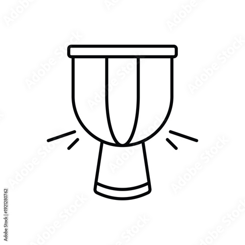 Djembe  vector icon