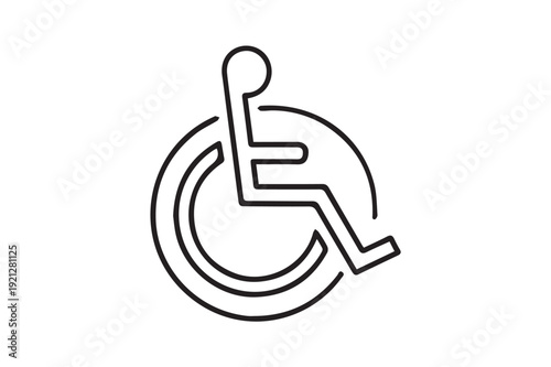 Universal Wheelchair Disability Access Sign