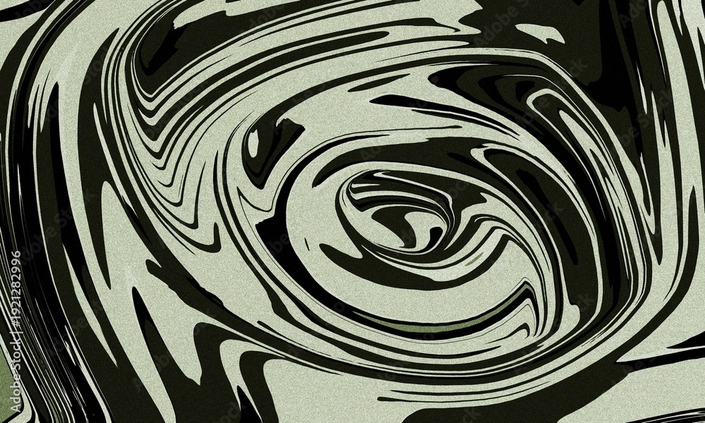 Fototapeta premium Abstract black and white swirling grainy noise gradient background texture for design and art projects