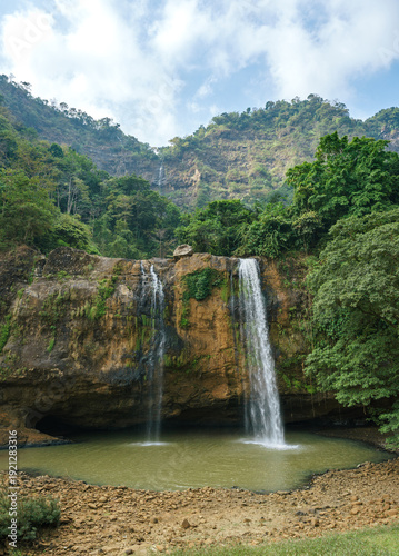 Waterfalls in west Java. Ciletuh Geopark 