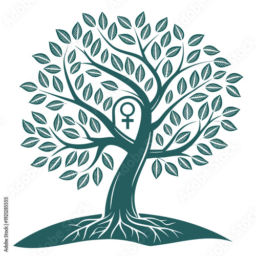 Tree of Life with Female Symbol