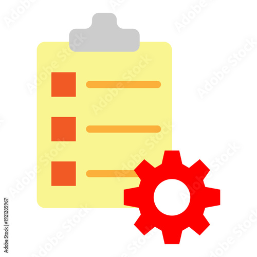 Procurement Plan Vector Flat Icon Design