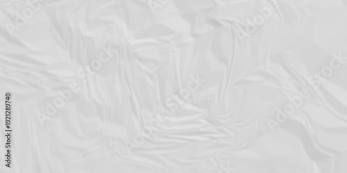 Paper texture background, Old paper background ripple soft white pattern wave crumple. Crushed and creased soft paper. Abstract wrinkle effect grunge and rough backdrop vintage page.