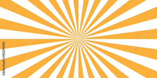Vector sunray stripe background. Light sunburst glowing background. Sunburst pattern summer social banner. vector illustration pattern beam rays. Spiral radial striped backdrop design.
