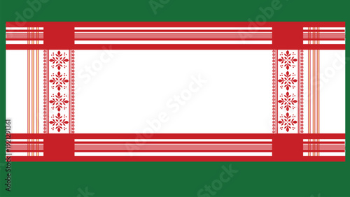 gamusa, gamosa assam . The gamosa, also known as gamusa, holds great cultural significance for the indigenous people of Assam, This traditional textile pattern is typically a white rectangular cloth