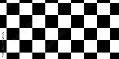 Chessboard pattern with black and white color. Black white finish line icon with checkered flag pattern. Simple black and white checkered abtract background. Black white checkerboard seamless pattern.