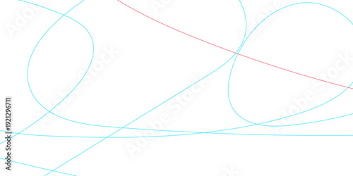 Random pattern colorful line stroke on a transparent background. Abstract white background colorful lines. Decorative pattern with tangled curved lines.Random chaotic lines abstract geometric pattern.