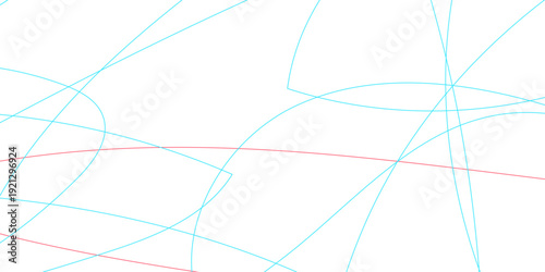 Random pattern colorful line stroke on a transparent background. Abstract white background colorful lines. Decorative pattern with tangled curved lines.Random chaotic lines abstract geometric pattern.