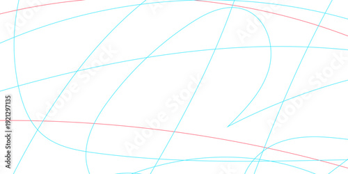 Random pattern colorful line stroke on a transparent background. Abstract white background colorful lines. Decorative pattern with tangled curved lines.Random chaotic lines abstract geometric pattern.