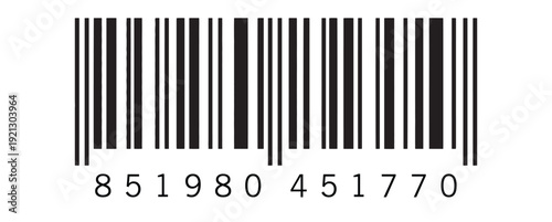 Barcode Scan Label, Product Barcode Vector, Scan Code Label Design, Barcode Scan Code Label Icon, Retail Product Identification Symbol, Black Linear Barcode Graphic.