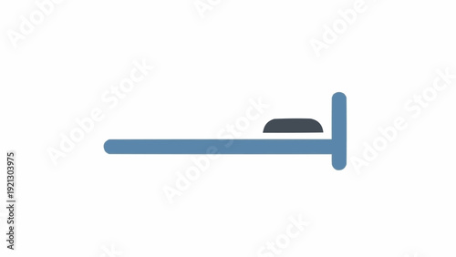 Blue T handle tool equipment hardware.