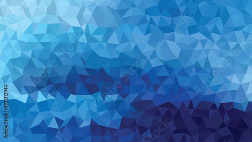 A mesmerizing abstract pattern of interconnected blue geometric shapes