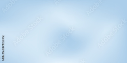 Blue simple studio room. Limbo light background. Abstract 3d backdrop for product presentation. Minimal wall scene abstract simple modern