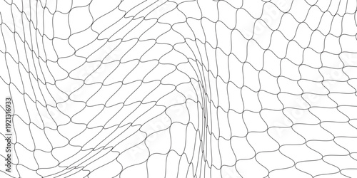 Abstract curved abstract net pattern. Seamless design for sportswear or equipment like soccer goals, volleyball nets simple abstract modern