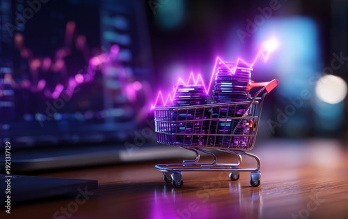 Miniature Shopping Cart with Speedy Tech Components