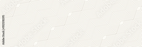 Geometric zig zag lines pattern background in gold and white shades for wall décor, banners, textiles, interior design and more.