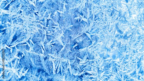 Foto Close-up abstract background of intricate ice crystals