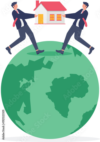 Strategic Global Property Competition and Professional Real Estate Tug of War