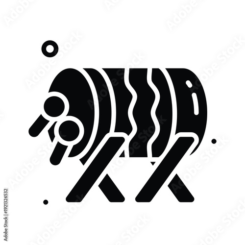 Get this amazing icon of traditional drum in modern style