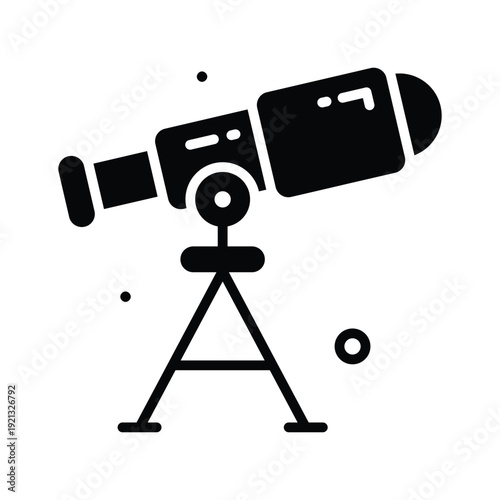 Take a look at this amazing icon of telescope in modern style