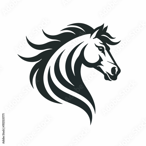 Wallpaper Mural Majestic Stallion Tribal Logo Design Torontodigital.ca